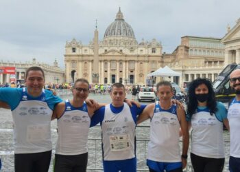 Gli atleti della “Cirò Marina che Corre” a Roma alla 13^ edizione della Corsa dei Santi